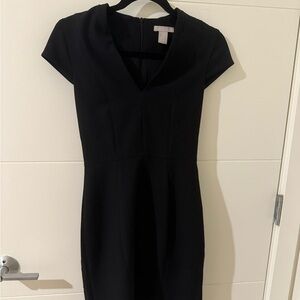 H&M Black Business Casual Dress